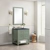 James Martin Vanities Breckenridge 30in Single Vanity, Smokey Celadon w/ 3 CM Charcoal Soapstone Top 330-V30-SC-3CSP